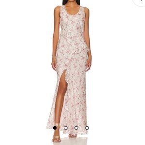 LOVESHACKFANCY Thisbe Dress in Malibu Sun